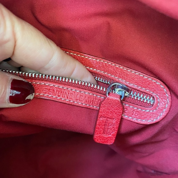 TOD’S Red Leather Large Crossbody Bag - Picture 7 of 12